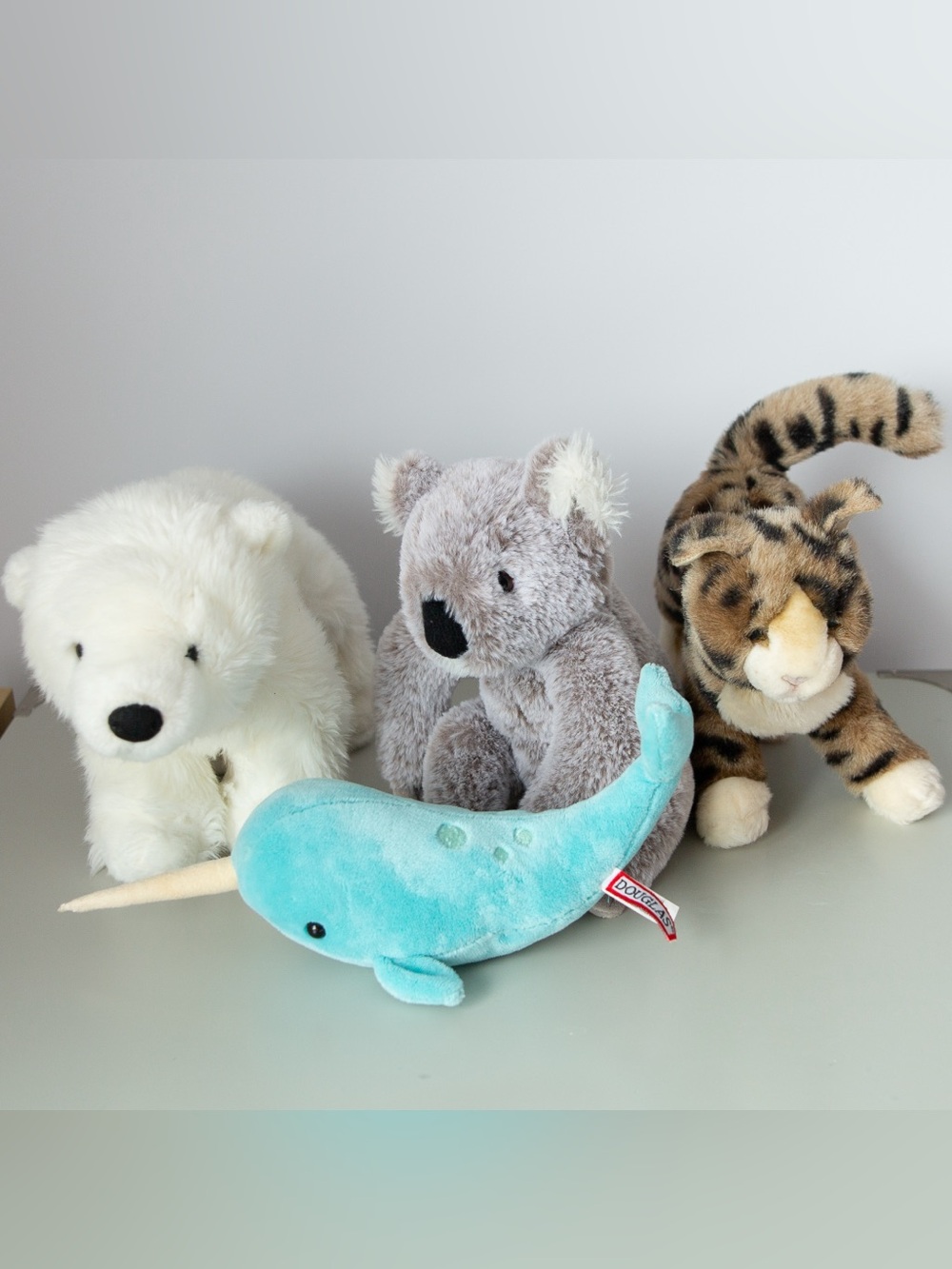 Douglas Cuddle Toys Plush Lot of 4 Animals